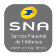 logo SNA, Service Nationale de l'Adresse